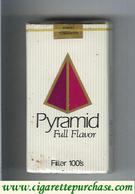 Pyramid Full Flavor Filter 100s soft box cigarettes